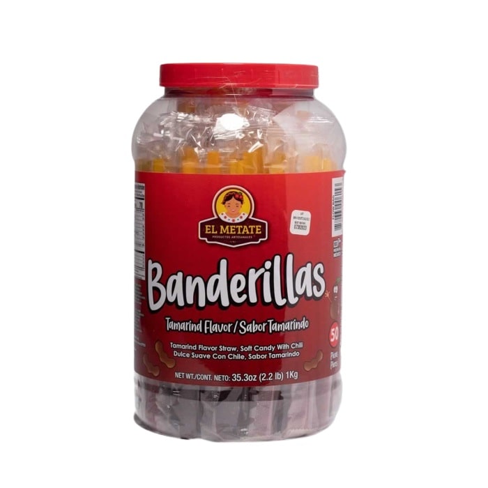 EM Banderilla Vitrolero Tamarindo C/ Envoltura C/6/50pzs/20Gr | El Metate